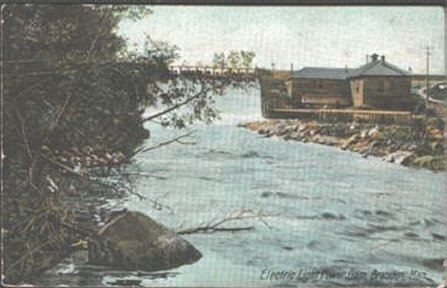 Minnedosa River Hydro Power Plant - circa 1900