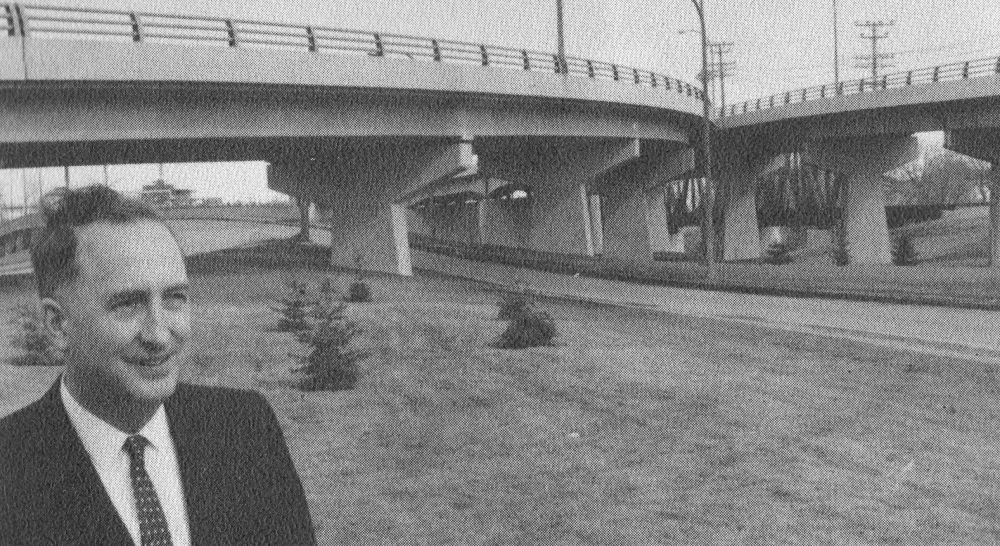 Carson Templeton at Assiniboine River Bridges, St. James Bridge and Interchange Project. – Templeton Engineering Co. Brochure